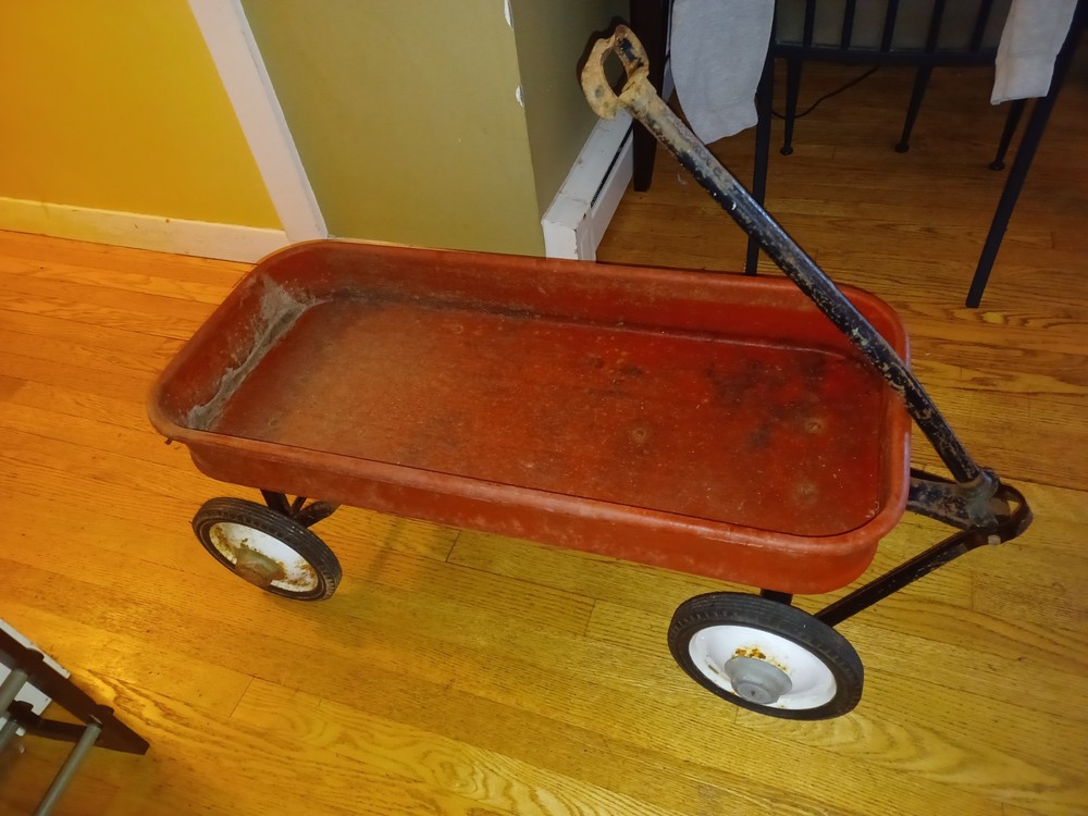 Badger Rocket Red Wagon Works Well 1950-1960s