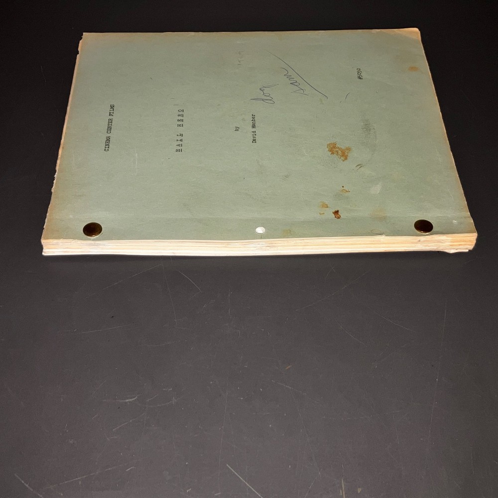 "HAIL, HERO!" (1969) Michael Douglas Debut / Dog Trainer Script w/Notes + COA!