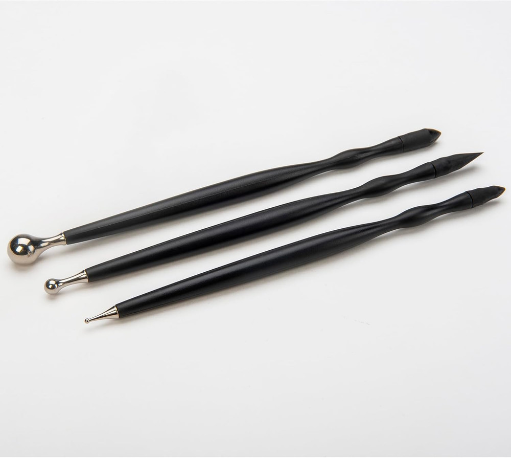 Tools: Dual End Detail Tools - 3Pc Set - Sculpting Tools for Multiple Types of C