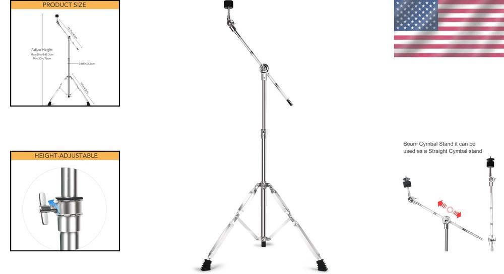 Professional Grade Cymbal Stand for Drummers