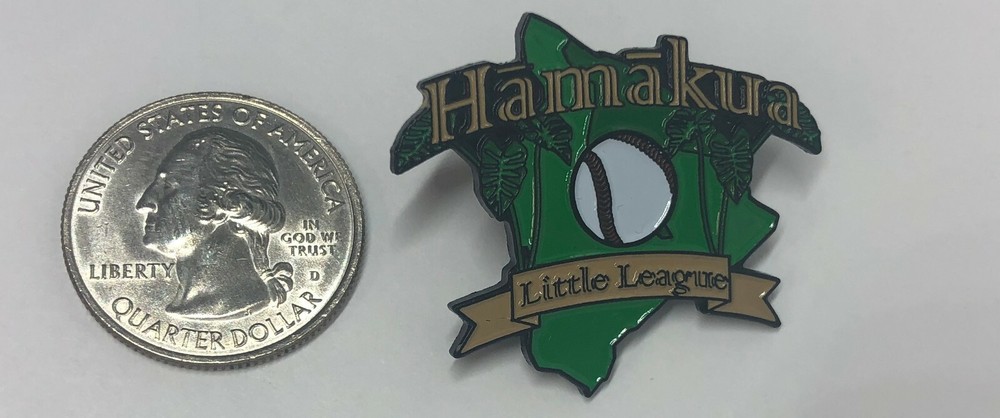 Hamakua Little League Baseball Pin