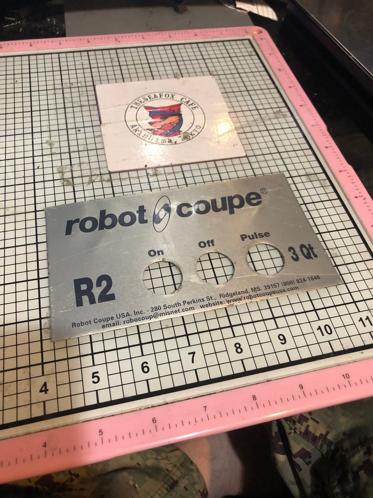 Robot Coupe R2 Series, Switch Cover, 39106, clean Condition.