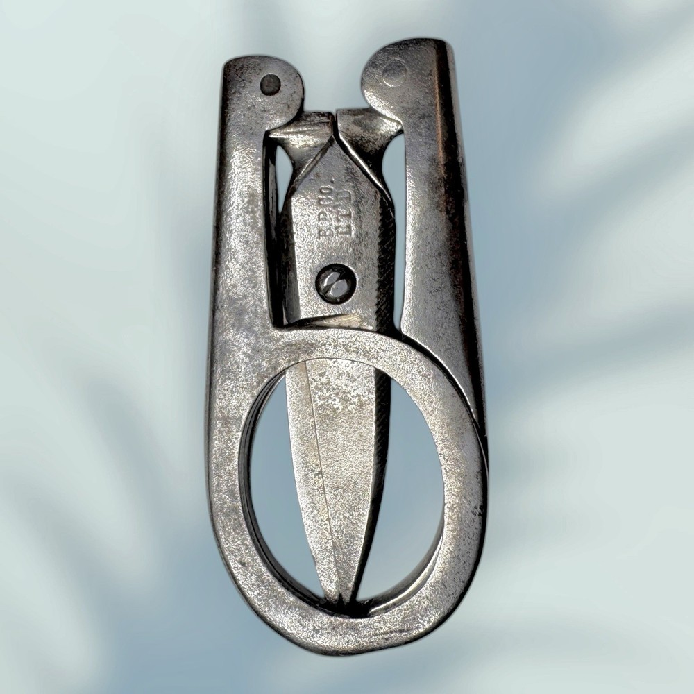 Antique Made In Germany B & P Co. LTD Folding Scissors 4”