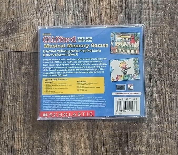 Scholastic Clifford Musical Memory Game