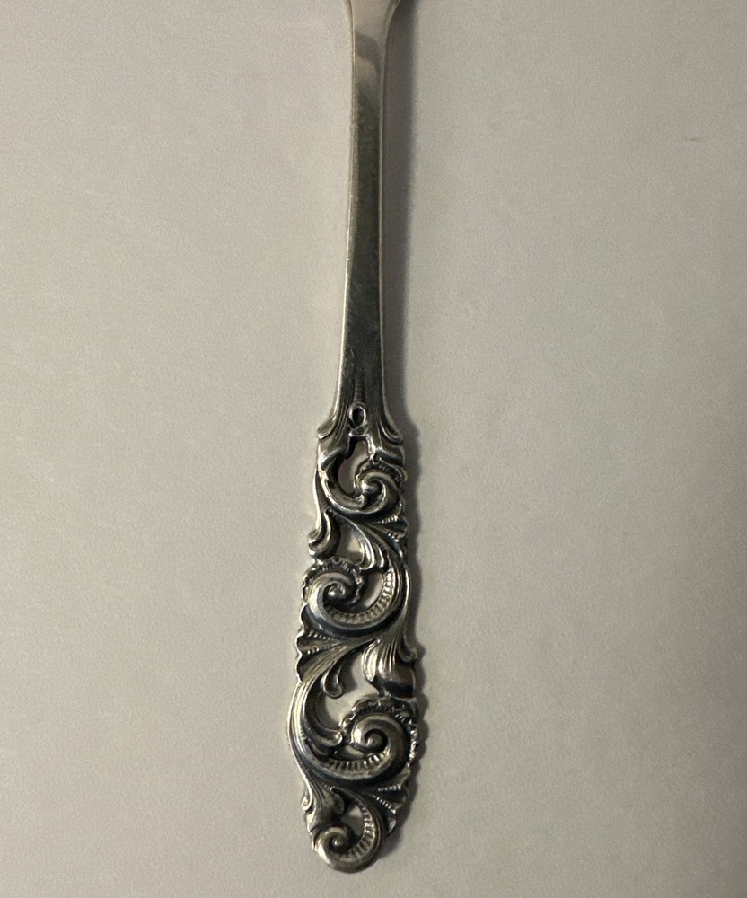 Norwegian 830s Silver Serving Fork by Brodrene Mylius "Tele" Pattern