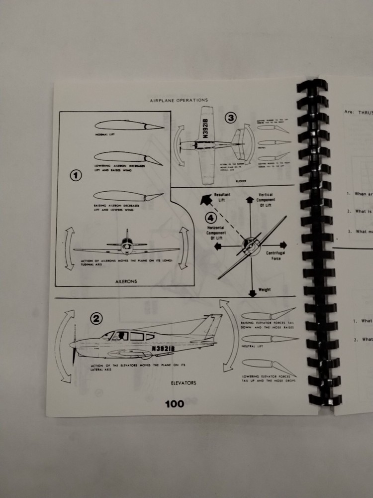 Flight Tech, Inc. Private Pilot Course Manual 1984, -Original