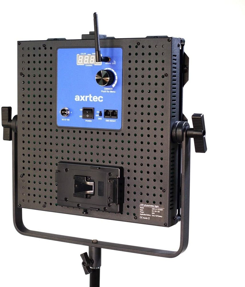 Axrtec AXR-A-1520DV LED Video Panel Light (Black)