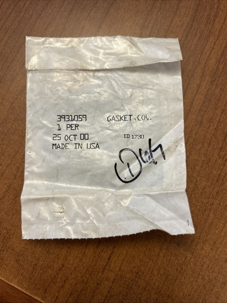 Cummins 3931059, Fuel Pump Mounting Gasket