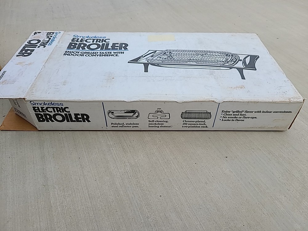 SMOKELESS ELECTRIC BOILER (NEW - OPEN BOX)