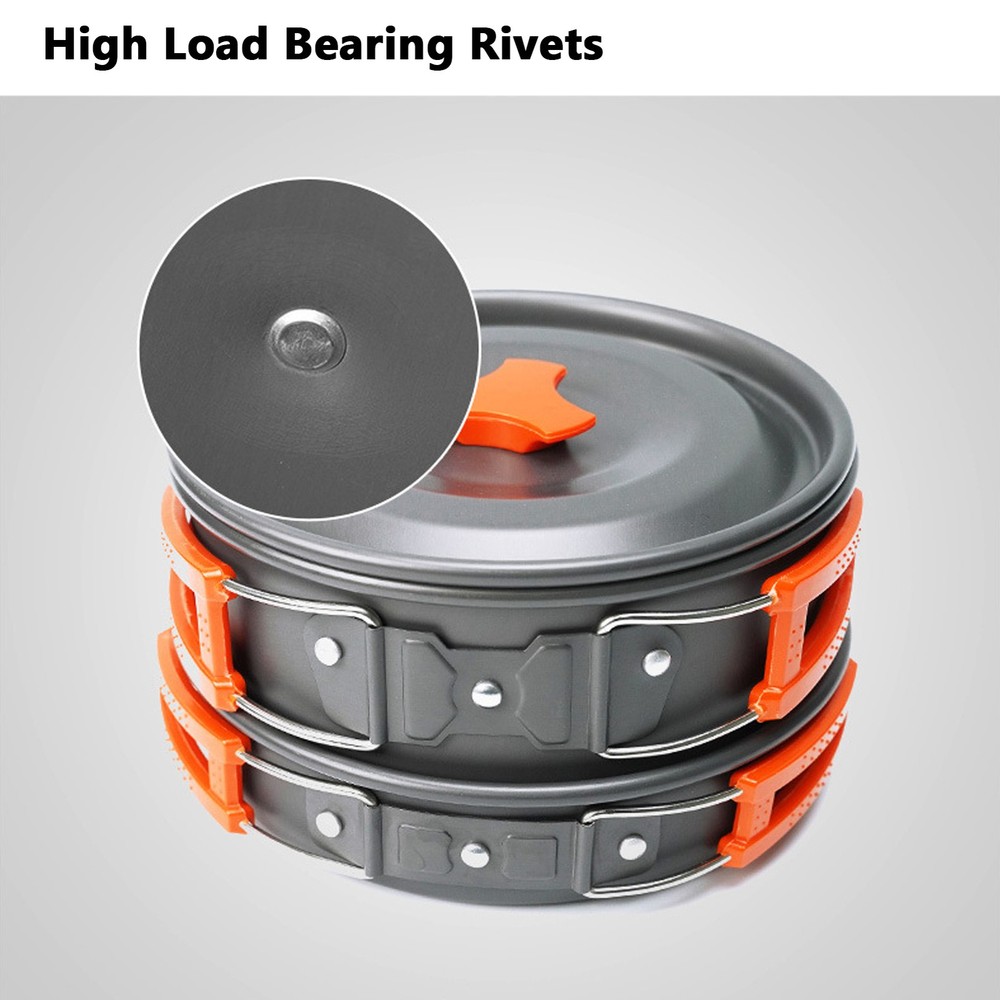 Portable 4-Person Camping Cookware Set SSBU