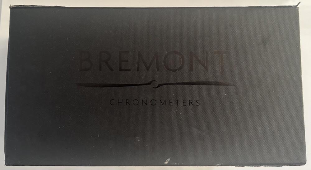 Genuine Original Bremont Watch Dark Brown Large Empty External Outer Box Case