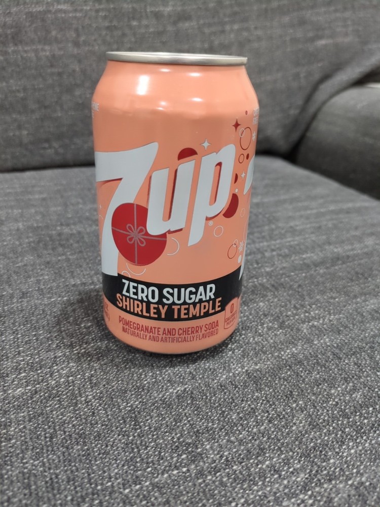 7 UP SHIRLEY TEMPLE LIMITED EDITION, EMPTY CAN & UNOPENED