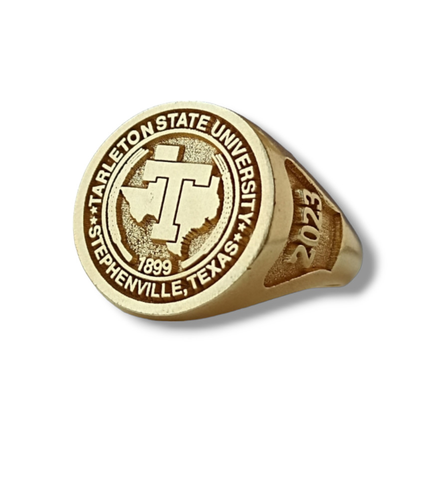 Tarleton State University Class Ring 2023 – Gold Finish Graduation Ring, Stephen