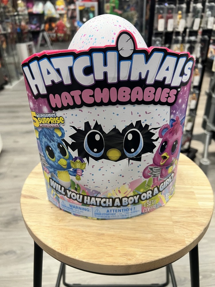 New Hatchimals, HatchiBabies, Hatching Egg with Interactive Toy Age 5+
