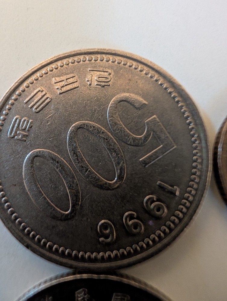 6 Foreign Coins Asian Very Nice Condition