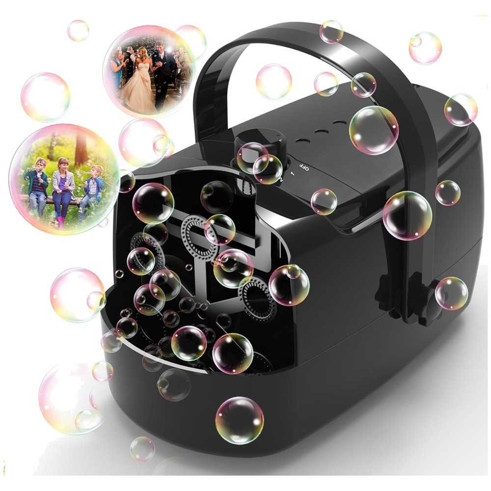 Battery & Plug Bubble Blower