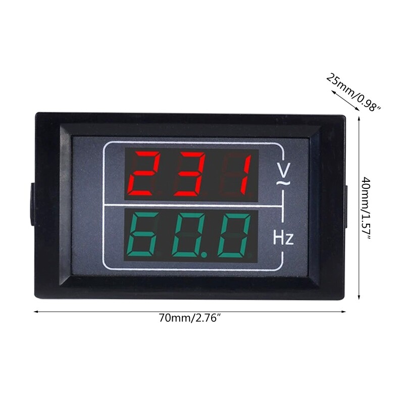 Voltmeter with for Smart Chip High Frequency Counter Meter for Home