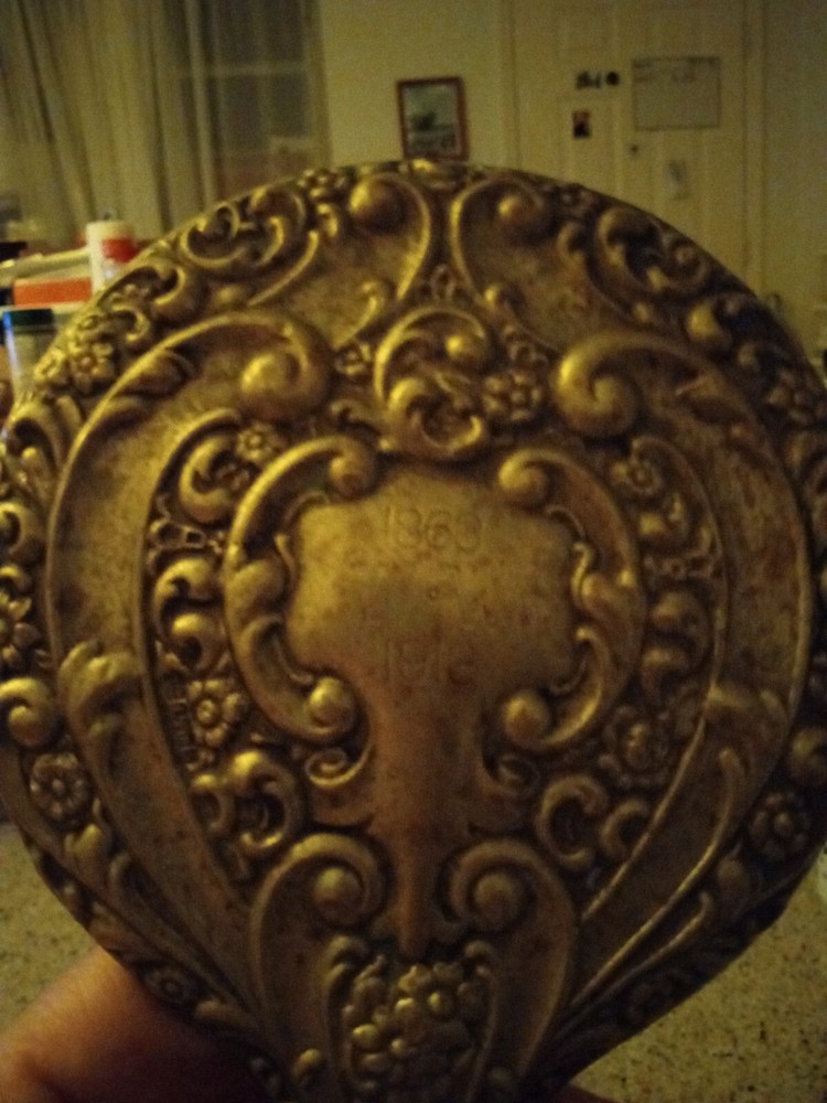 Vintage Hand Mirror Samuel M Levi 1918