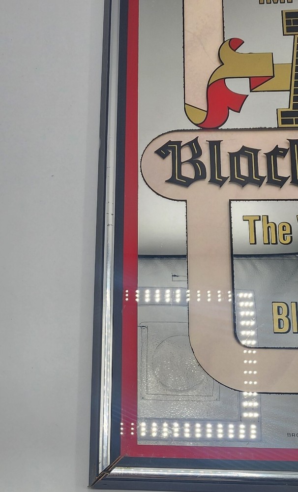 Vintage Black Tower Mirror Sign (Imported Wine)