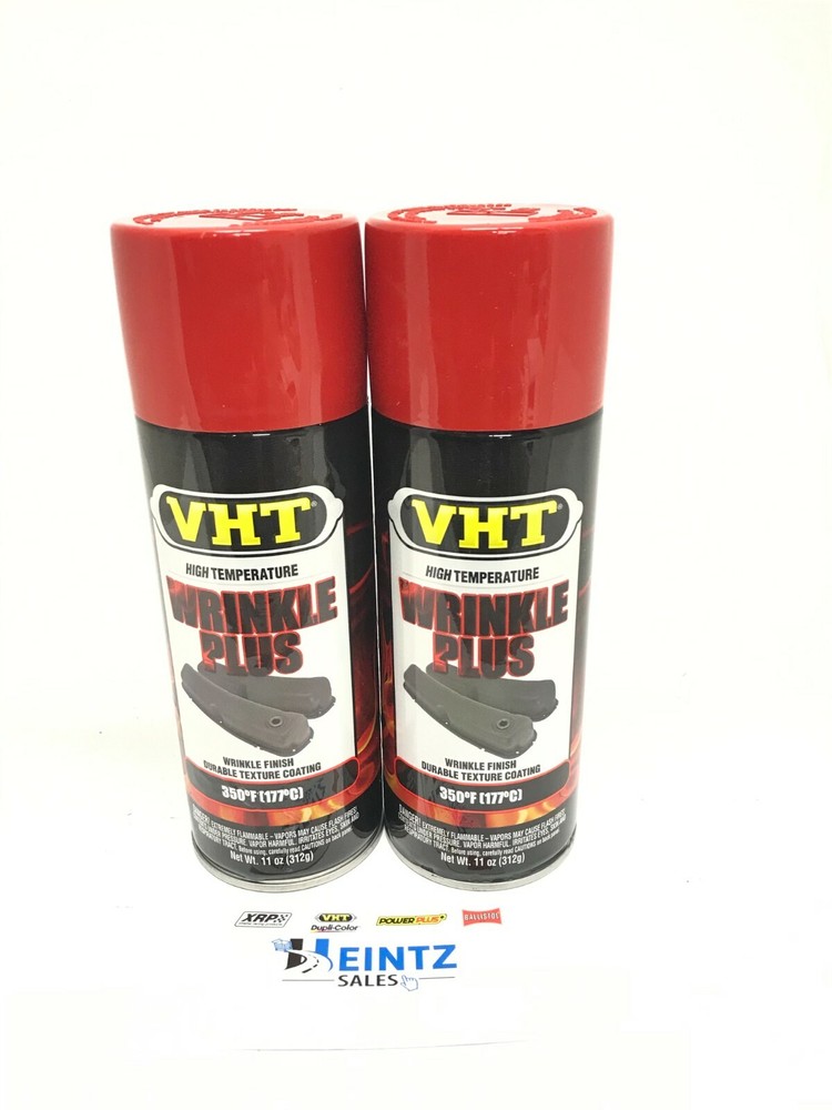 VHT SP204-2 PACK RED High Temperature Wrinkle Finish Durable Texture Coating