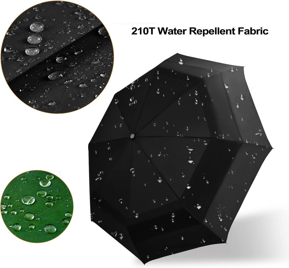 Large Compact Golf Umbrella - Oversized Auto Open Close Folding Golf Umbrella Tr