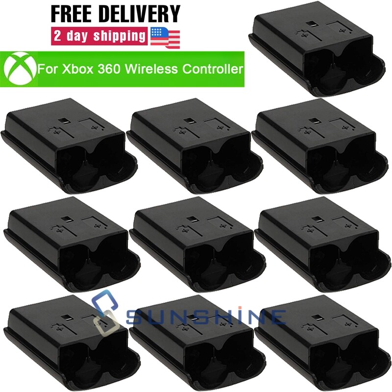 10~200PCS AA Battery Back Cover Shell Case Pack For Xbox 360 Wireless Controller