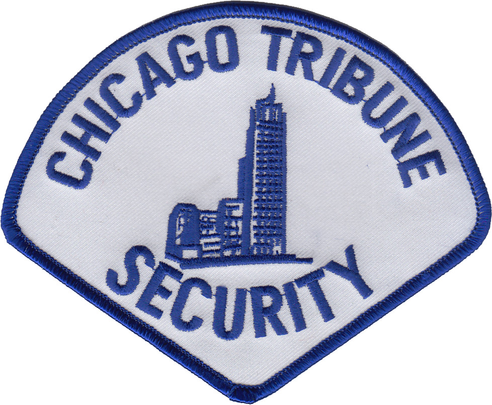 CHICAGO TRIBUNE SECURITY SHOULDER PATCH