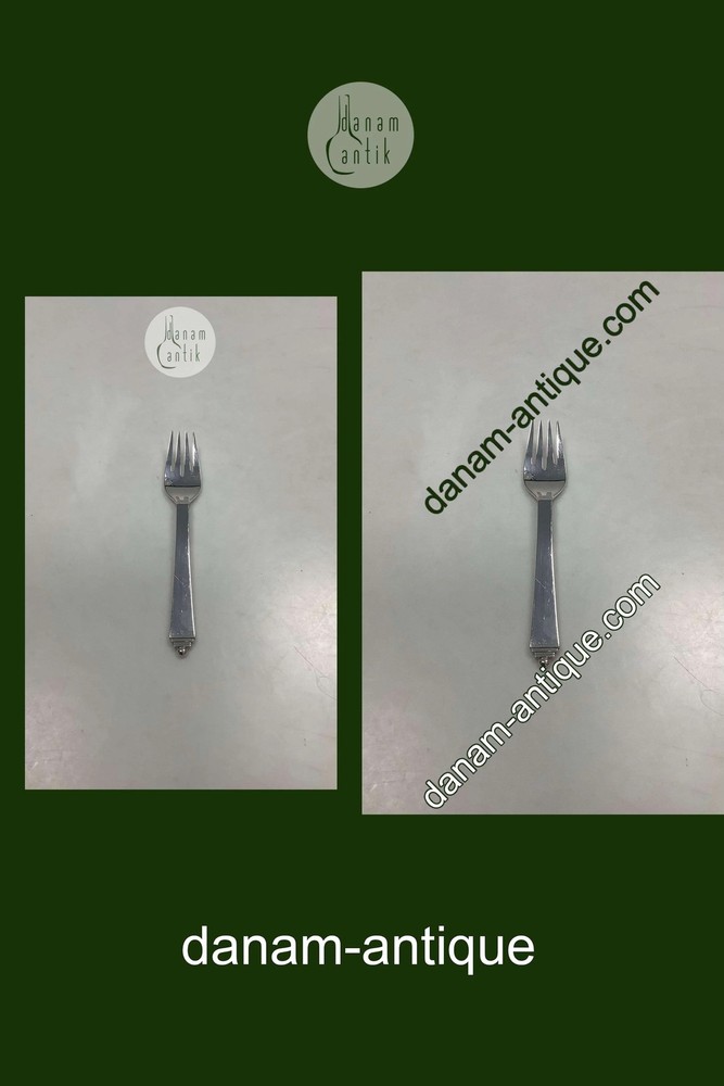 Georg Jensen Pyramid EPNS Silver Plated Fish Fork