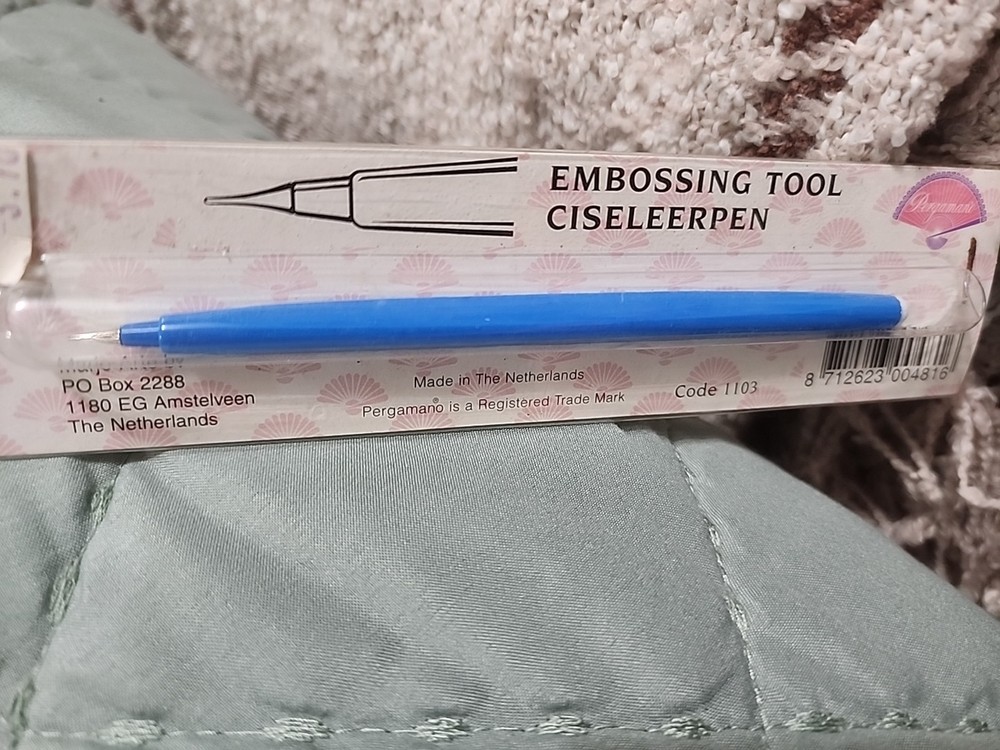 Vintage Embossing Tool Ciseleerpen Code 1103
