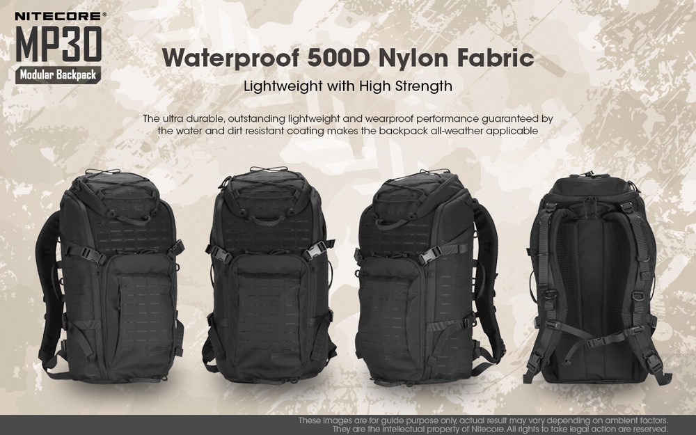 Nitecore MP30 Backpack Black Only