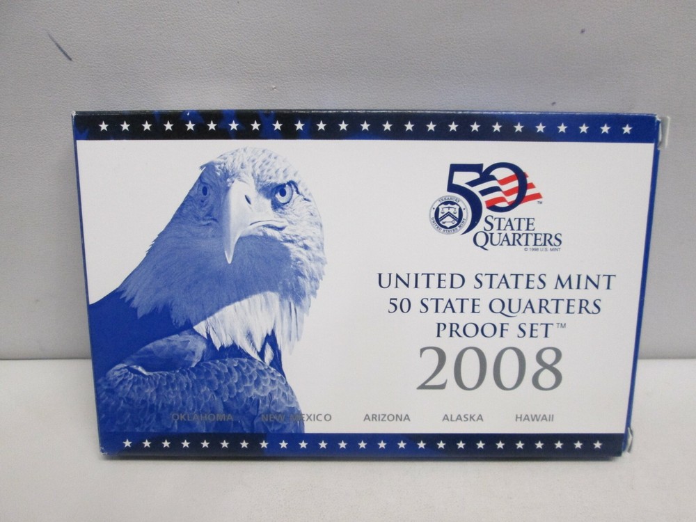 2008 US Mint Statehood Proof Quarter Set