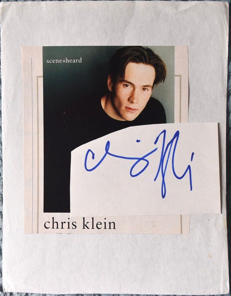Chris Klein Hand Signed Card