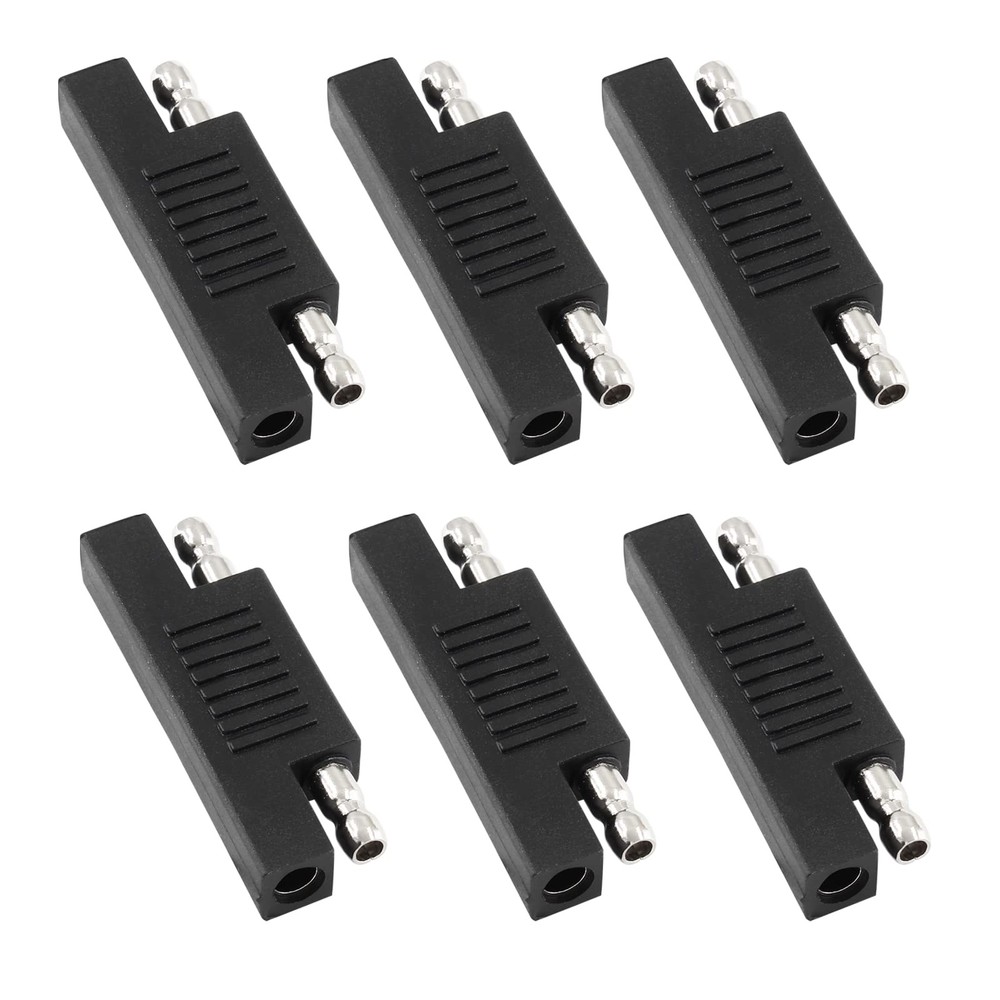6 Pack SAE Polarity Reverse Adapter Connector, SAE Quick Disconnect Plug Adapter