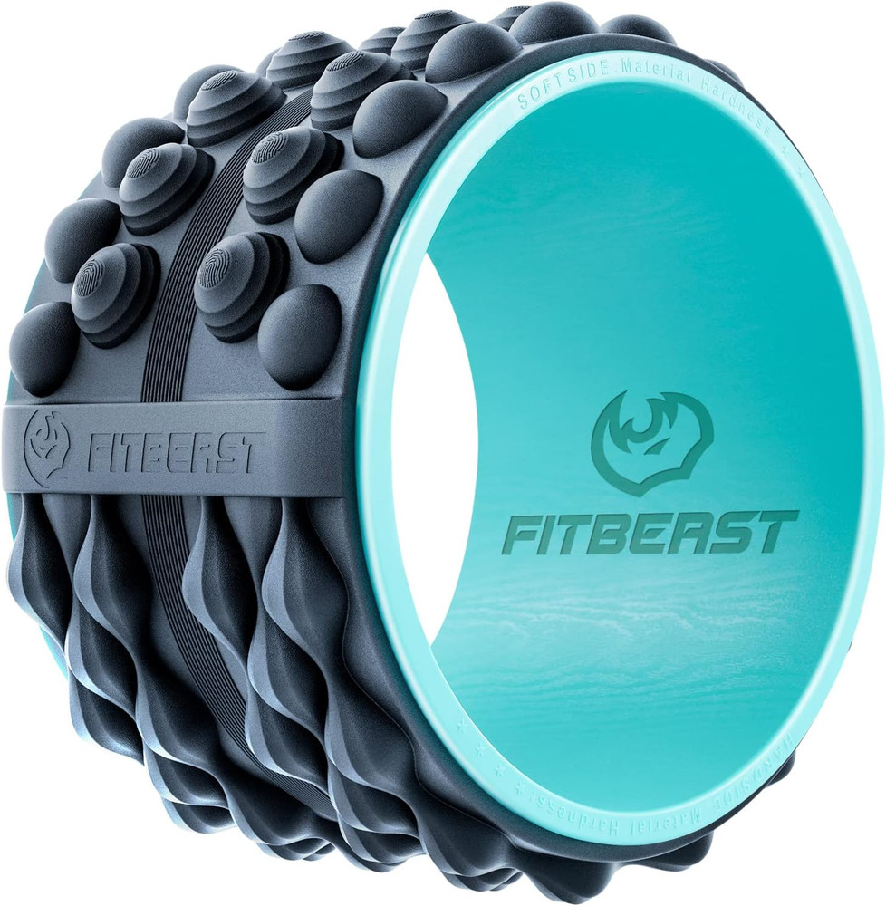 Back Roller, Back Wheel Foam Roller - Targeted Muscle Roller for Deep Tissue Mas