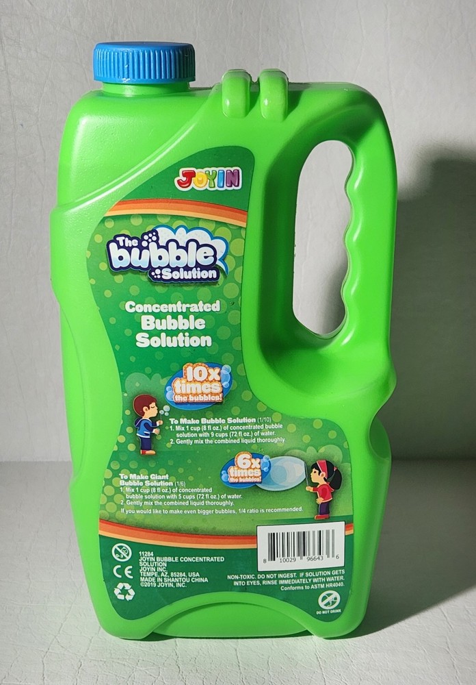 JOYIN 32 oz Bubble Solution Refills (up to 2.5 Gallon) BIG Bubble Solution,