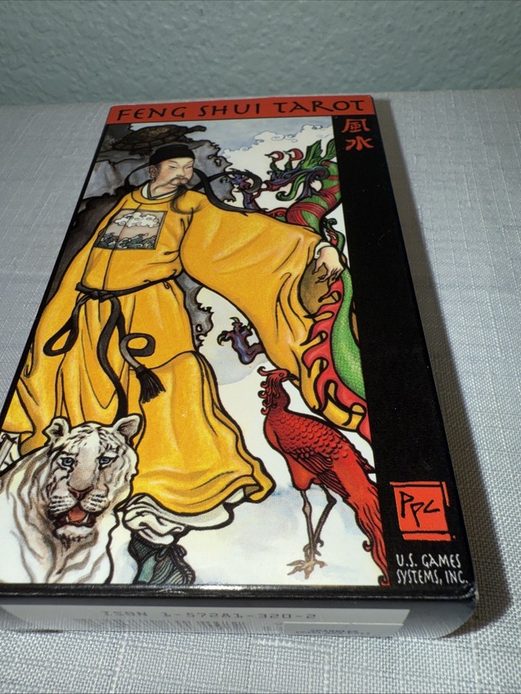 Feng Shui Tarot Cards Deck Peter & Eileen Connolly Complete W Guide Book EUC