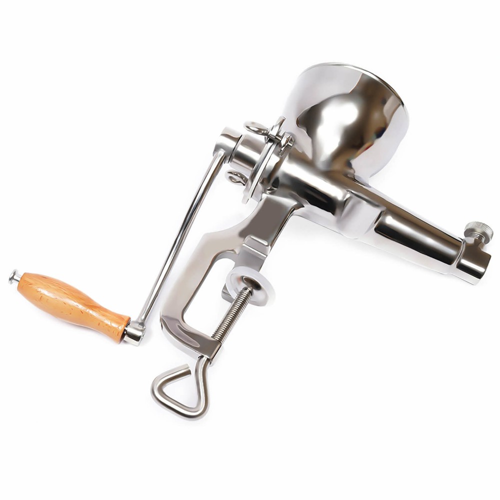 Manual Wheatgrass Juicer Hand Press Wheat Grass Fruit Juicing Extractor Silver