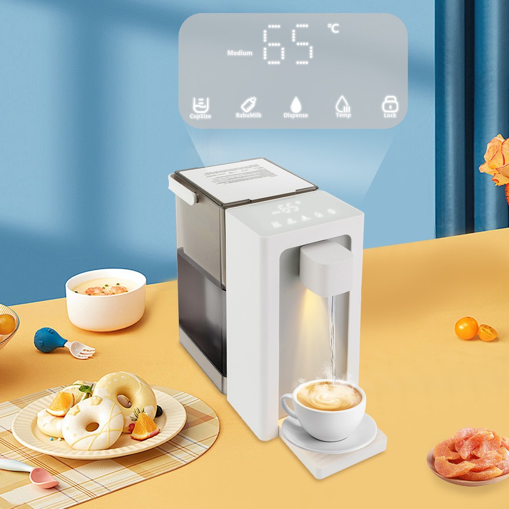 3L/101.45oz Instant Hot Water Filter Water Dispenser Countertop Drinking Machine