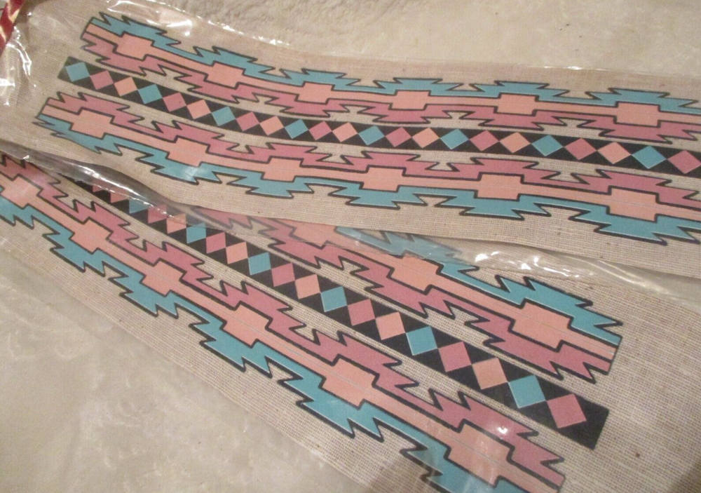 Crafting~Iron Ons~Southwest Pattern~2 Sealed Packages