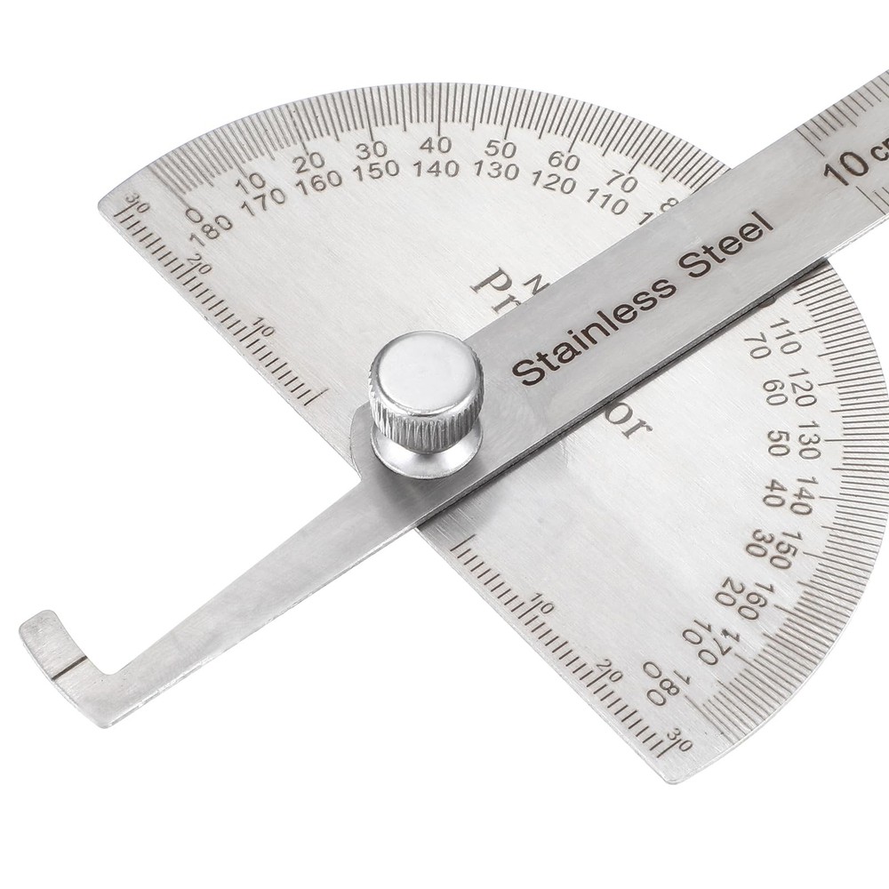 Stainless Steel Angle Protractor, Angle Finder Ruler, Adjustable Angle-Protra...