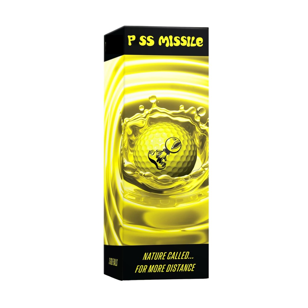 P*ss M*ssile Distance Golf Balls, Dozen - 4-Layer Design, High-Compression Co...