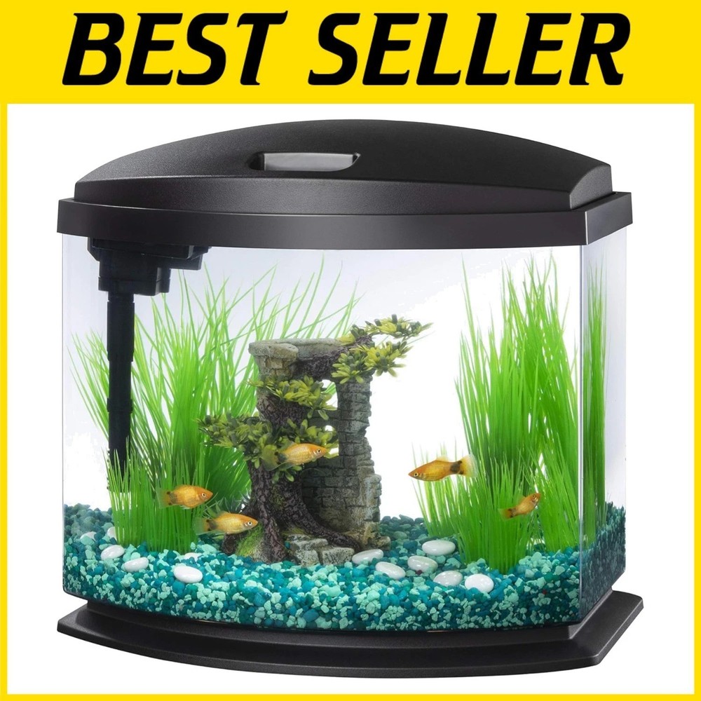 MiniBow Small Aquarium Kit with LED, 5 Gallon-