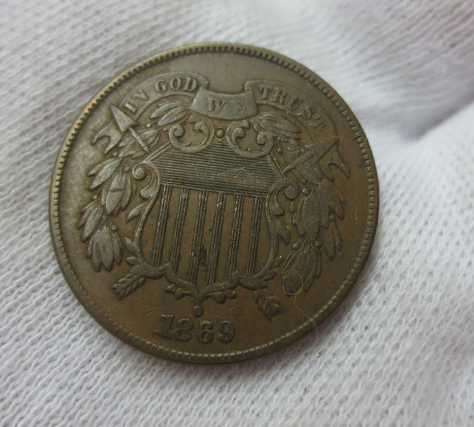 1869 Two Cent Piece (Set Break)