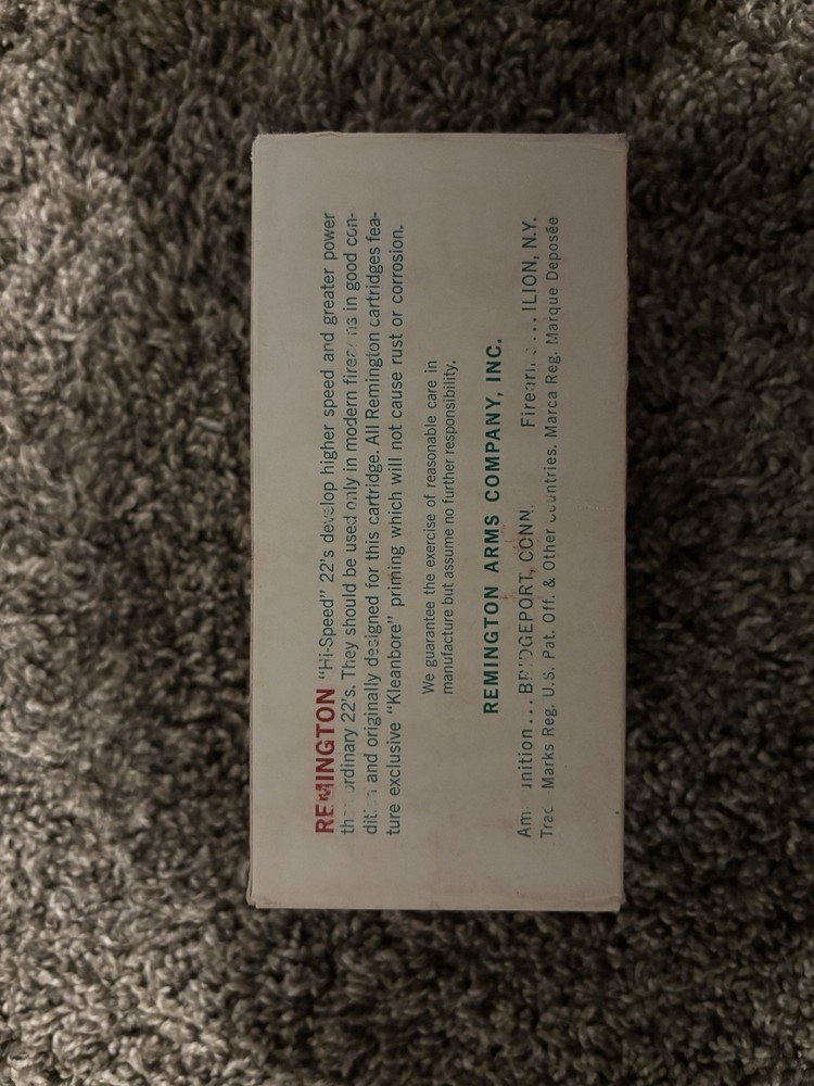 Remington .22 LR Ammo Brick Box