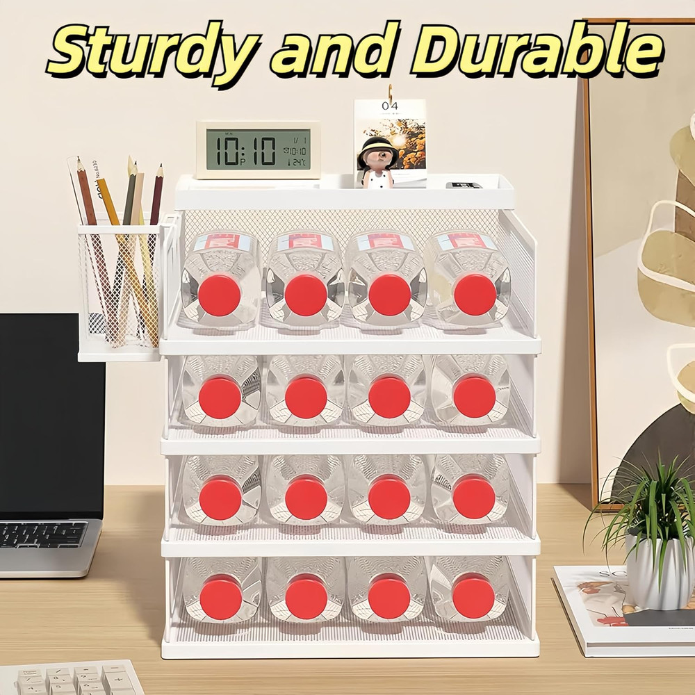 A3 Mesh Desk File Organizer, Stackable Paper Tray，Desktop Document Sorter, File