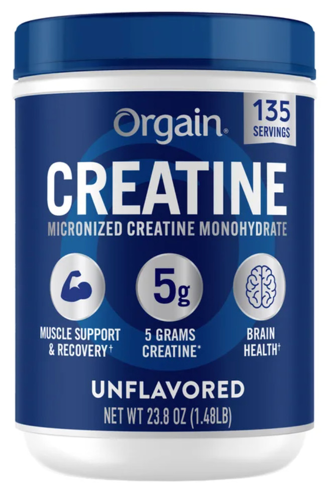 ORGAIN, Micronized Creatine Monohydrate, Unflavored, 1.48 lbs