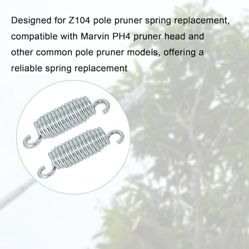 2-Pack Durable Z104 Pole Pruner Replacement Spring – Compatible with Marvin