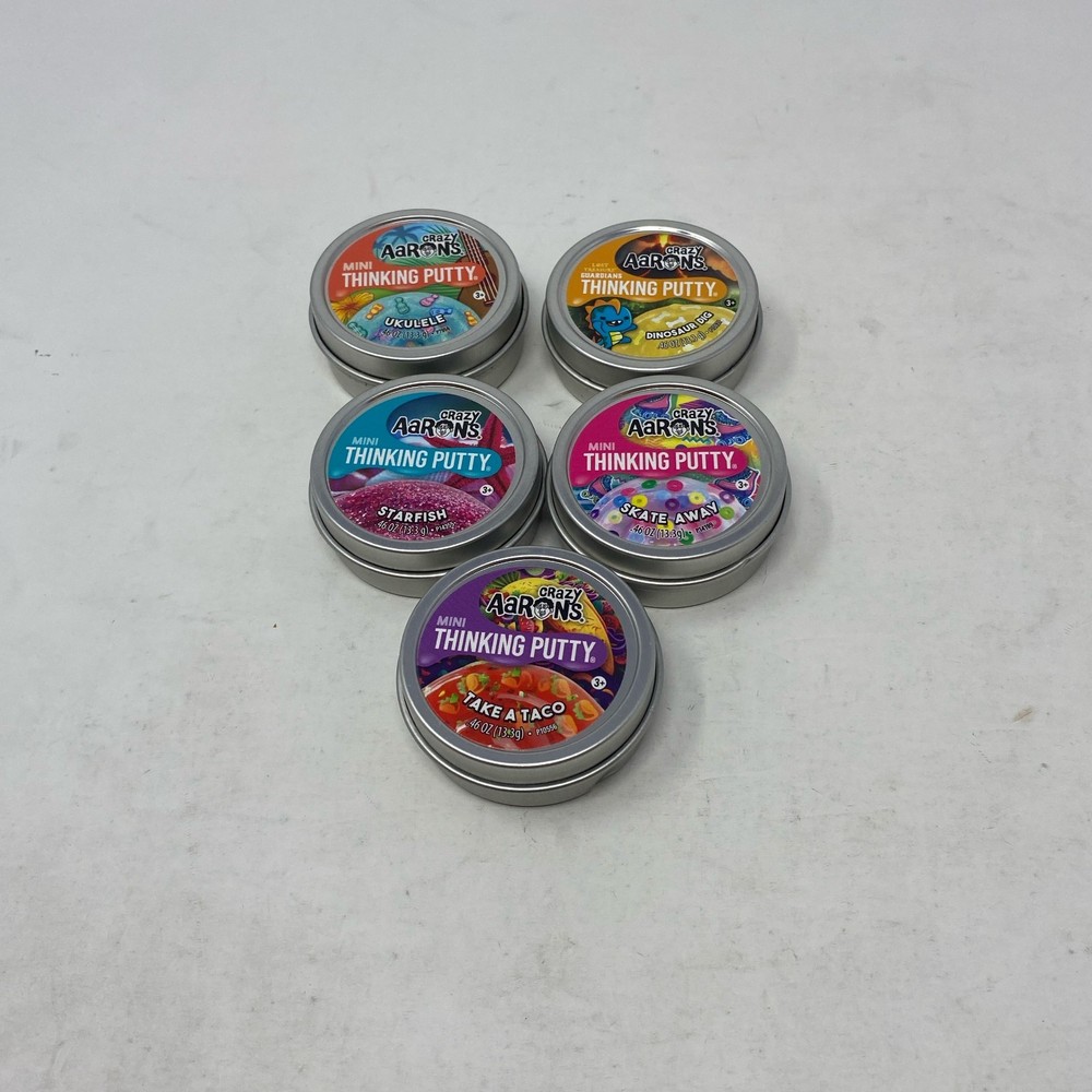 Thinking Putty Mini Tins 5-Pack Assorted (.47oz)