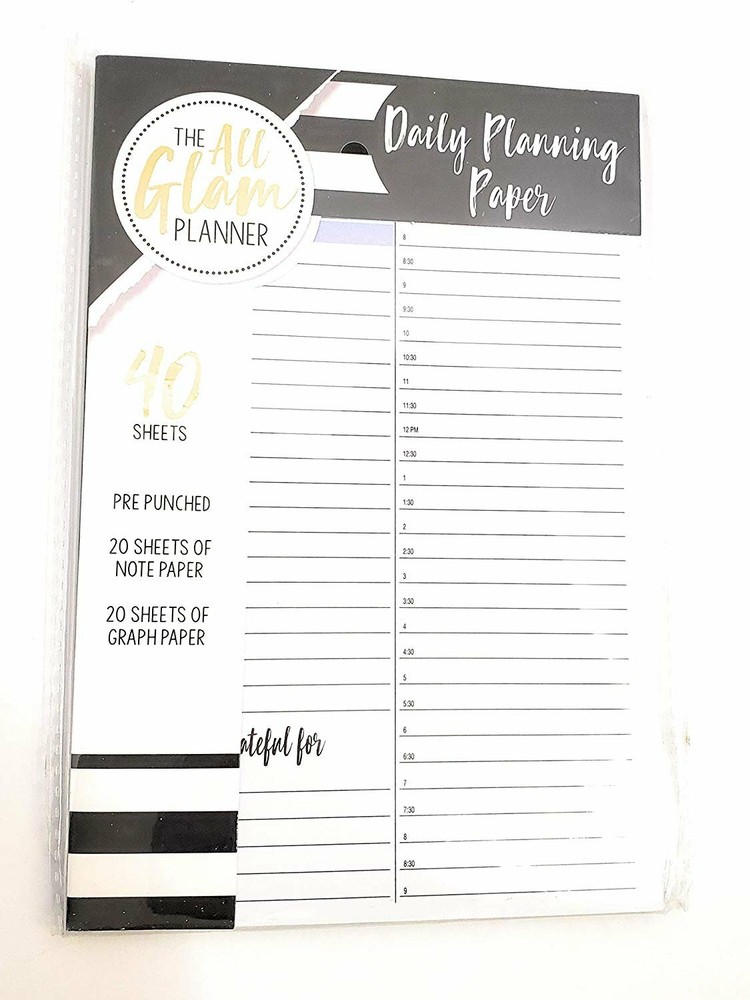 Daily Planning Paper