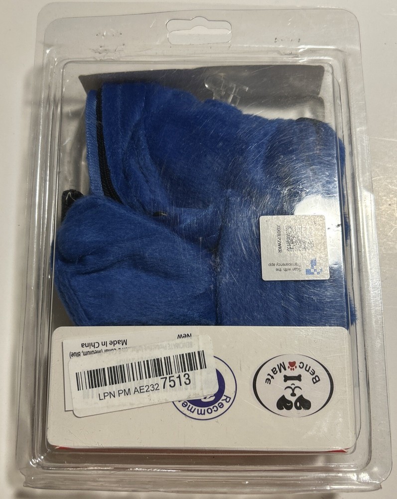 Bencmate Protective Inflatable Collar for Dogs and Cats Medium Blue